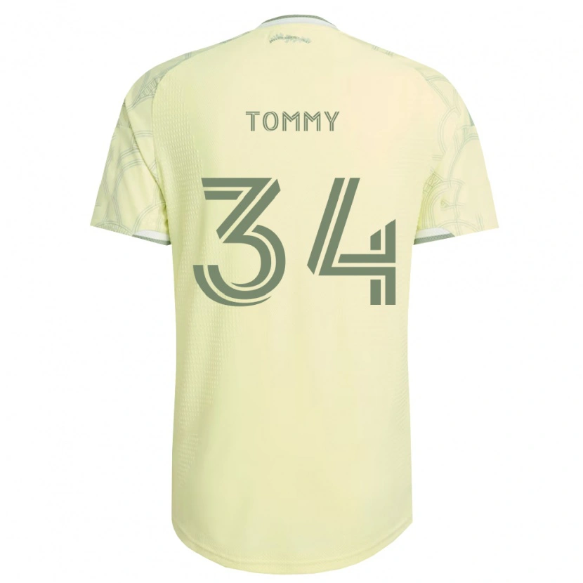 Danxen Mujer Camiseta Calem Tommy #34 Beige Blanco 2ª Equipación 2026/27 La Camisa