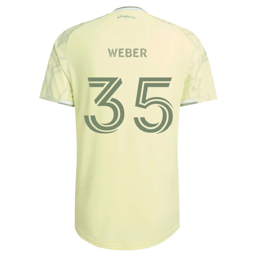 Danxen Mujer Camiseta Tristan Weber #35 Beige Blanco 2ª Equipación 2026/27 La Camisa
