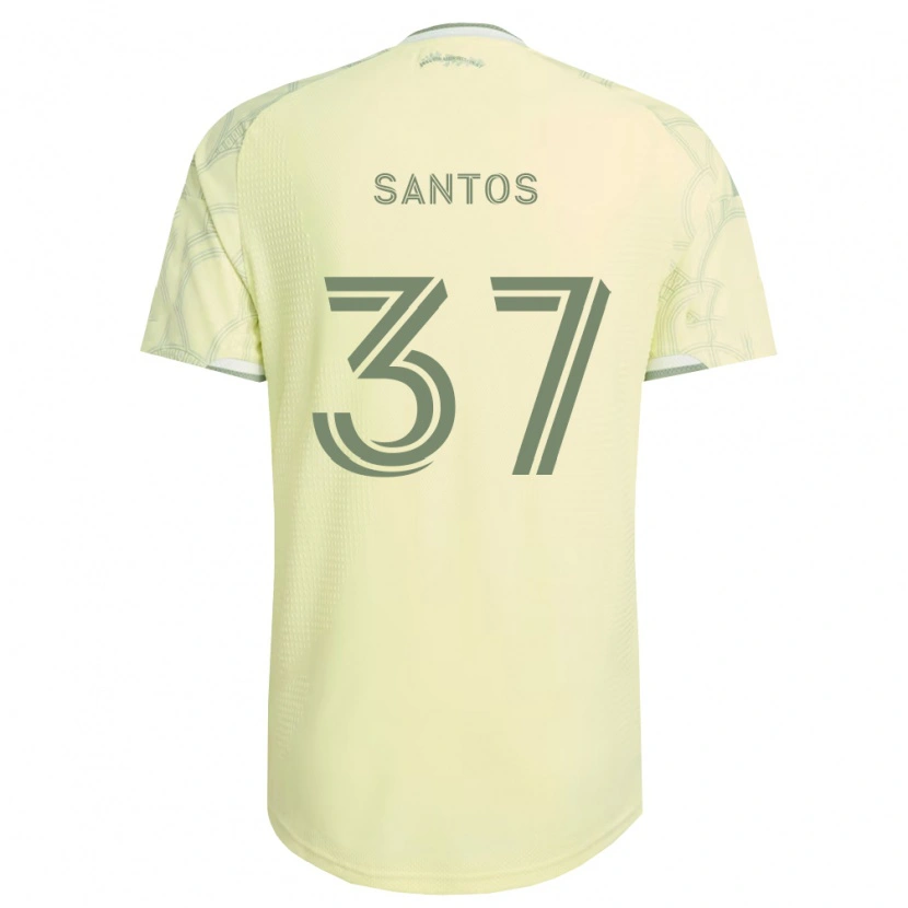 Danxen Mujer Camiseta Noah Santos #37 Beige Blanco 2ª Equipación 2026/27 La Camisa