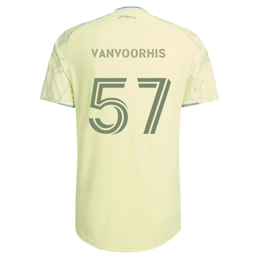 Danxen Mujer Camiseta Bryce Vanvoorhis #57 Beige Blanco 2ª Equipación 2026/27 La Camisa