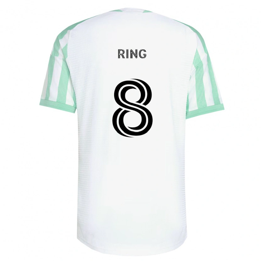 Danxen Mujer Camiseta Alexander Ring #8 Verde Claro Negro Blanco 2ª Equipación 2026/27 La Camisa