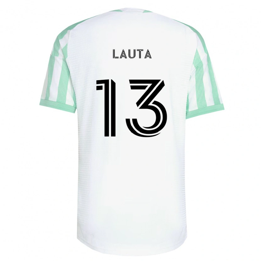 Danxen Mujer Camiseta Erik Lauta #13 Verde Claro Negro Blanco 2ª Equipación 2026/27 La Camisa