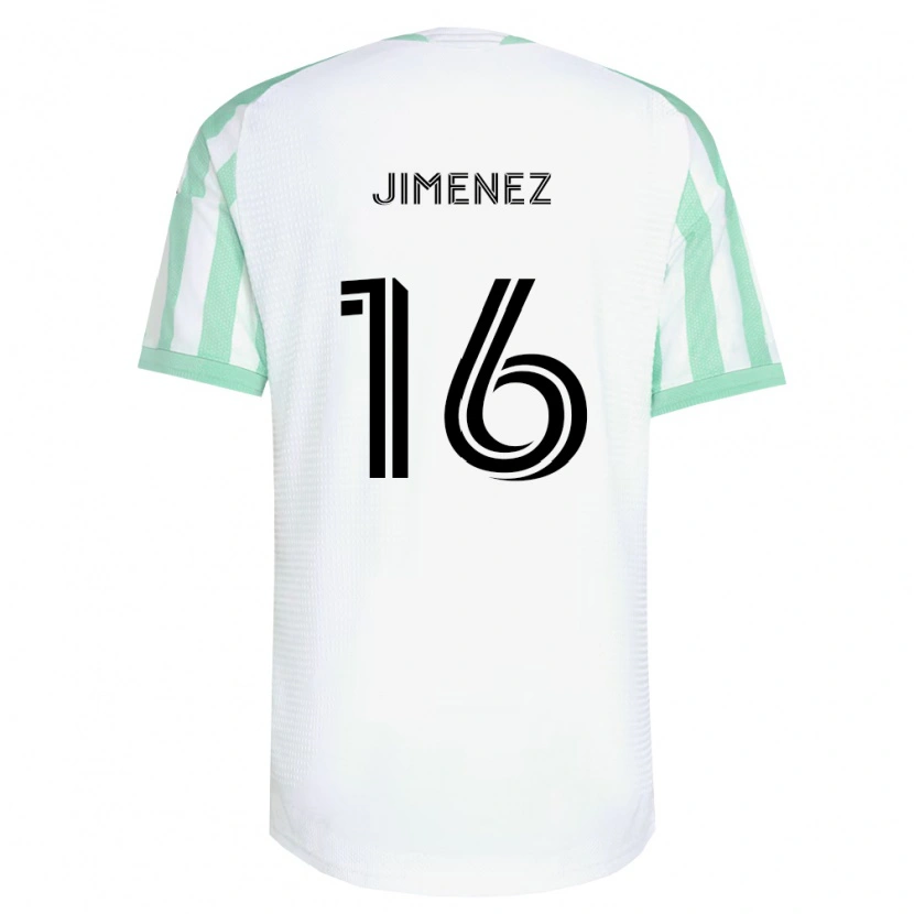 Danxen Mujer Camiseta Héctor Jiménez #16 Verde Claro Negro Blanco 2ª Equipación 2026/27 La Camisa
