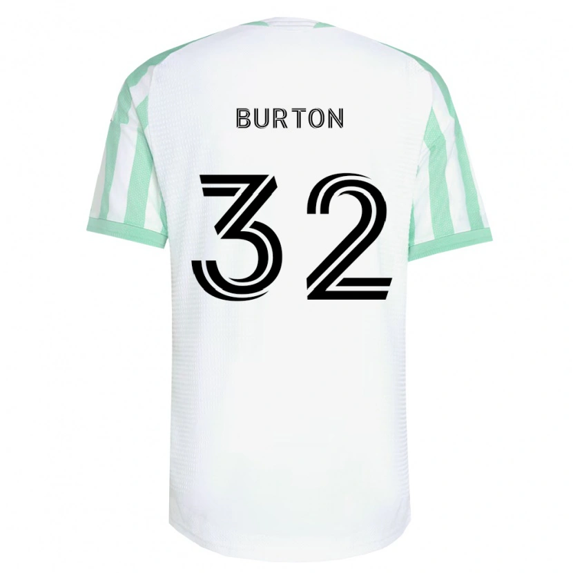 Danxen Mujer Camiseta Micah Burton #32 Verde Claro Negro Blanco 2ª Equipación 2026/27 La Camisa