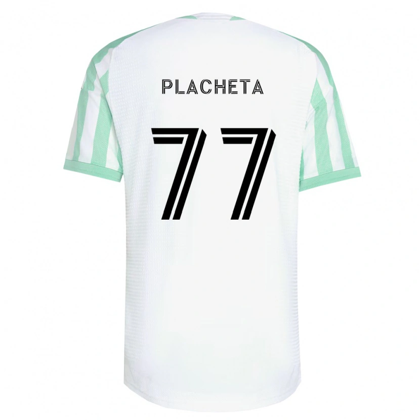 Danxen Mujer Camiseta Przemysław Płacheta #77 Verde Claro Negro Blanco 2ª Equipación 2026/27 La Camisa