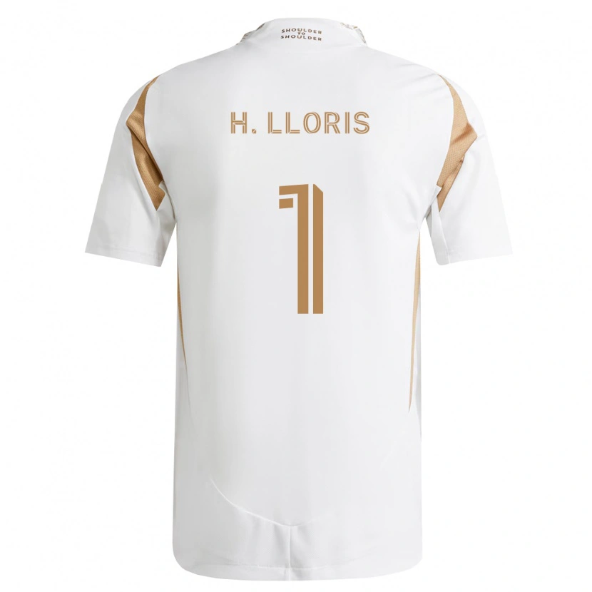 Danxen Mujer Camiseta Hugo Lloris #1 Blanco Marrón 2ª Equipación 2026/27 La Camisa