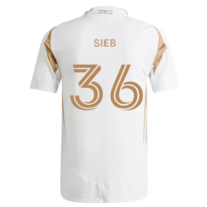 Danxen Mujer Camiseta Armindo Sieb #36 Blanco Marrón 2ª Equipación 2026/27 La Camisa