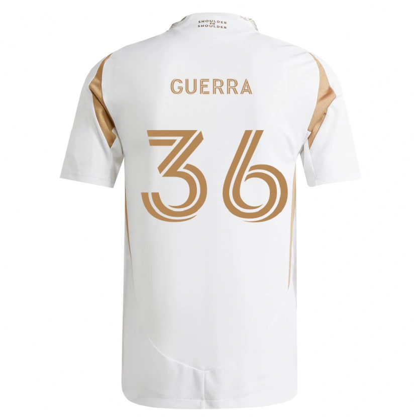 Danxen Mujer Camiseta Decarlo Guerra #36 Blanco Marrón 2ª Equipación 2026/27 La Camisa