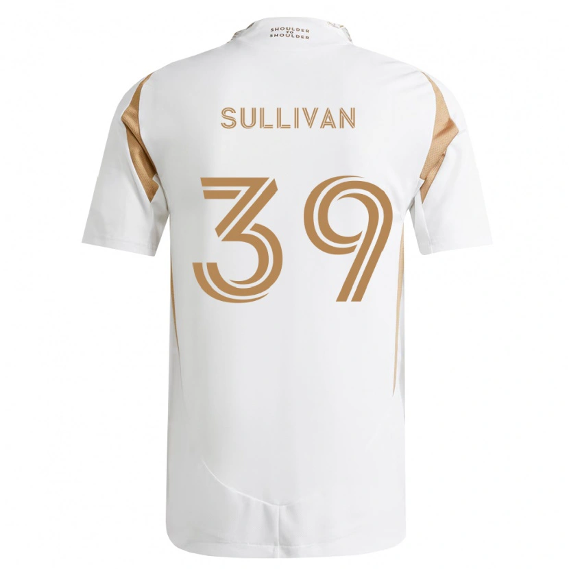 Danxen Mujer Camiseta Sullivan #39 Blanco Marrón 2ª Equipación 2026/27 La Camisa