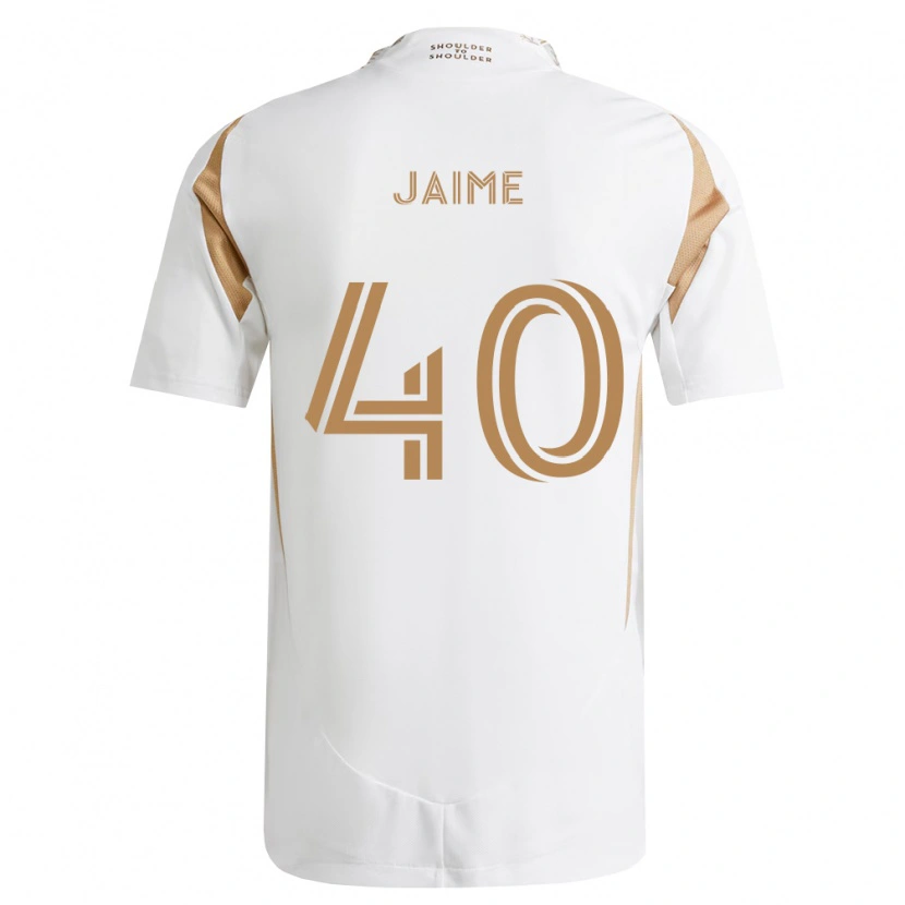 Danxen Mujer Camiseta Christopher Jaime #40 Blanco Marrón 2ª Equipación 2026/27 La Camisa