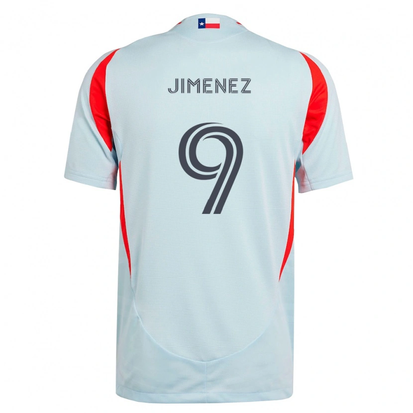 Danxen Mujer Camiseta Jesús Jiménez #9 Gris Oscuro Blanco Rojo 2ª Equipación 2026/27 La Camisa
