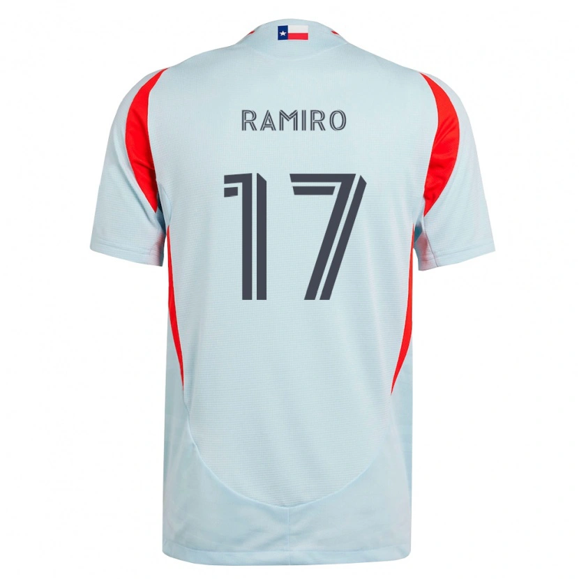 Danxen Mujer Camiseta Ramiro Moschen Benetti #17 Gris Oscuro Blanco Rojo 2ª Equipación 2026/27 La Camisa