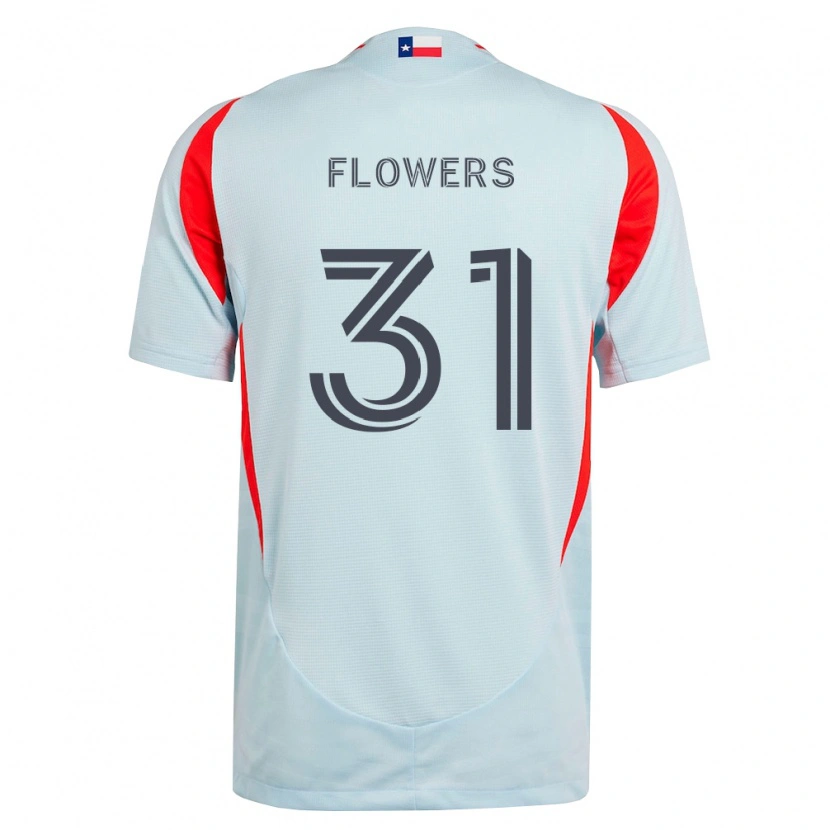Danxen Mujer Camiseta Benji Flowers #31 Gris Oscuro Blanco Rojo 2ª Equipación 2026/27 La Camisa