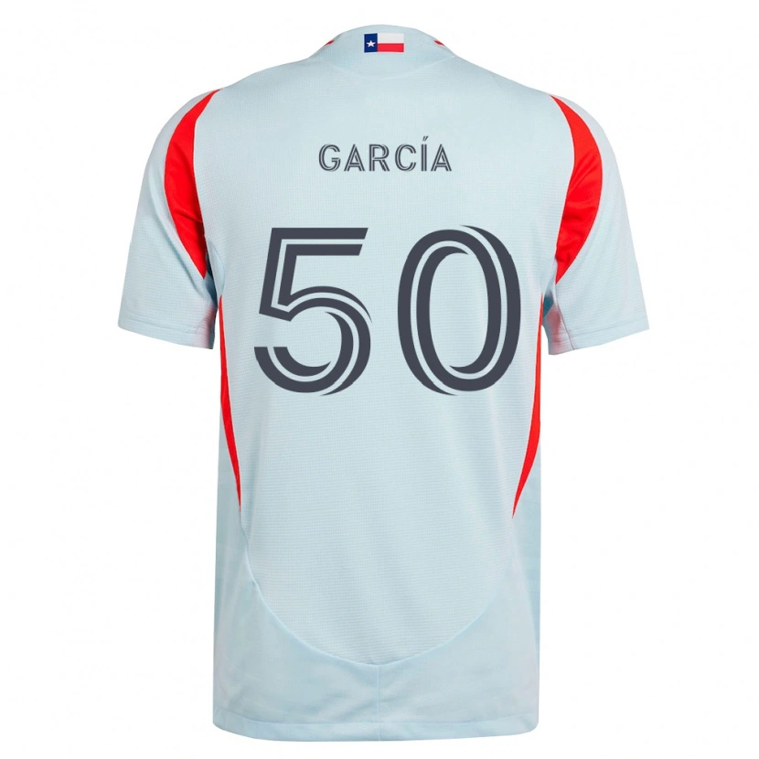 Danxen Mujer Camiseta Diego García #50 Gris Oscuro Blanco Rojo 2ª Equipación 2026/27 La Camisa