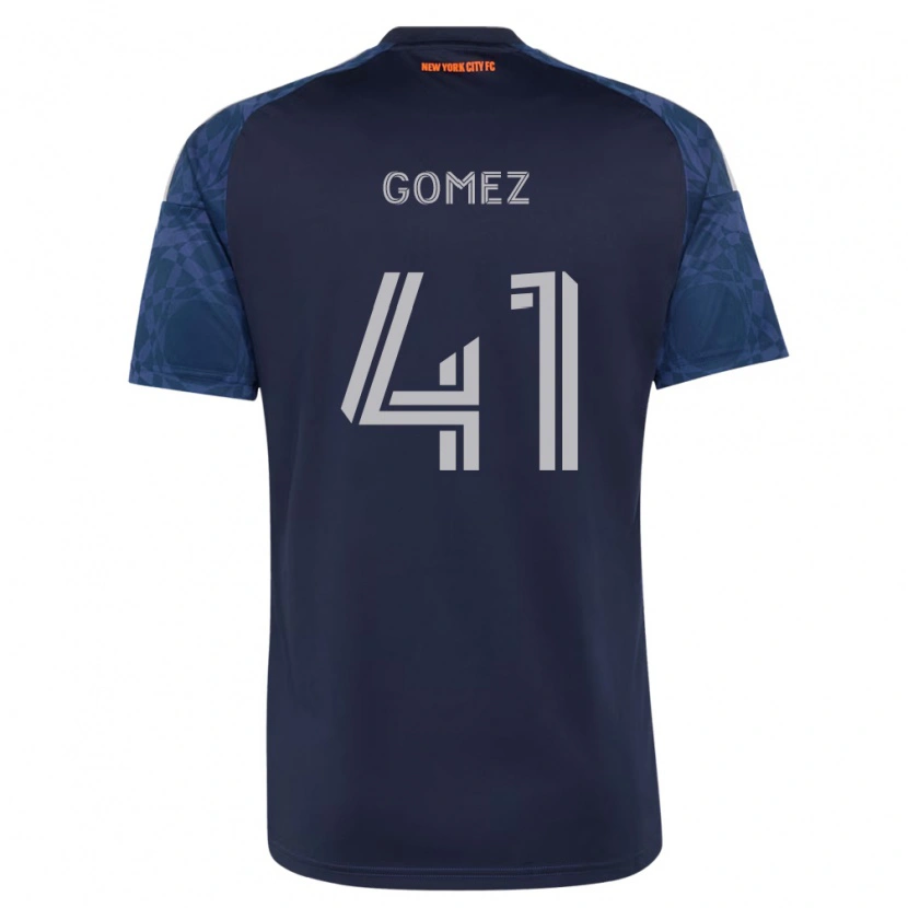 Danxen Mujer Camiseta Julián Gómez #41 Azul Profundo Blanco 2ª Equipación 2026/27 La Camisa