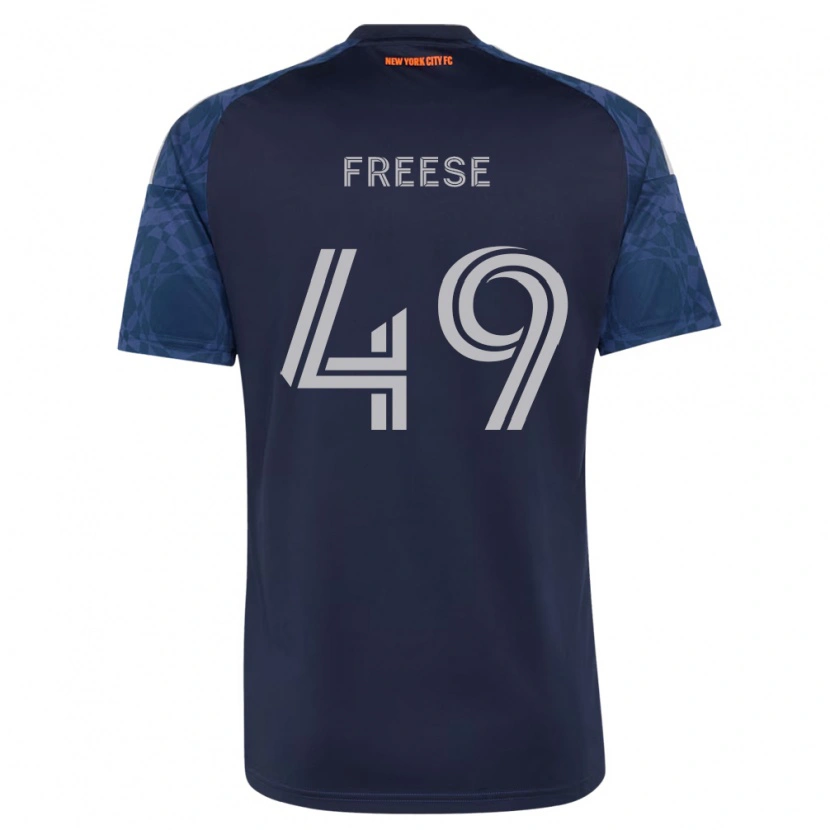 Danxen Mujer Camiseta Matt Freese #49 Azul Profundo Blanco 2ª Equipación 2026/27 La Camisa