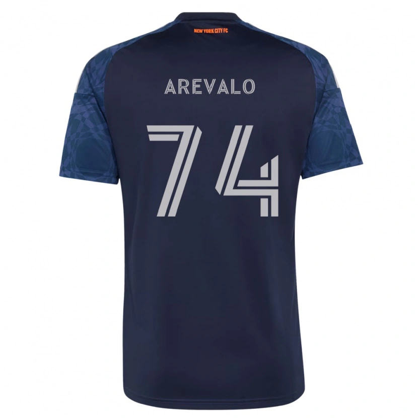 Danxen Mujer Camiseta Ronny Arévalo #74 Azul Profundo Blanco 2ª Equipación 2026/27 La Camisa
