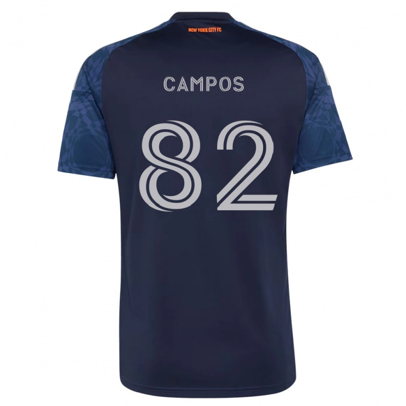 Danxen Mujer Camiseta Adonis Campos #82 Azul Profundo Blanco 2ª Equipación 2026/27 La Camisa