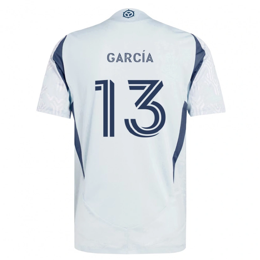 Danxen Mujer Camiseta Deijan García #13 Azul Gris Blanco 2ª Equipación 2026/27 La Camisa