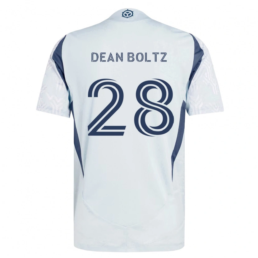 Danxen Mujer Camiseta Dean Boltz #28 Azul Gris Blanco 2ª Equipación 2026/27 La Camisa