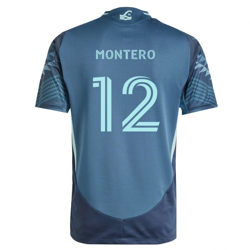 Danxen Mujer Camiseta Fredy Montero #12 Azul Marino Verde 2ª Equipación 2026/27 La Camisa