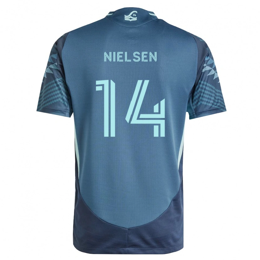 Danxen Mujer Camiseta Taylor Nielsen #14 Azul Marino Verde 2ª Equipación 2026/27 La Camisa
