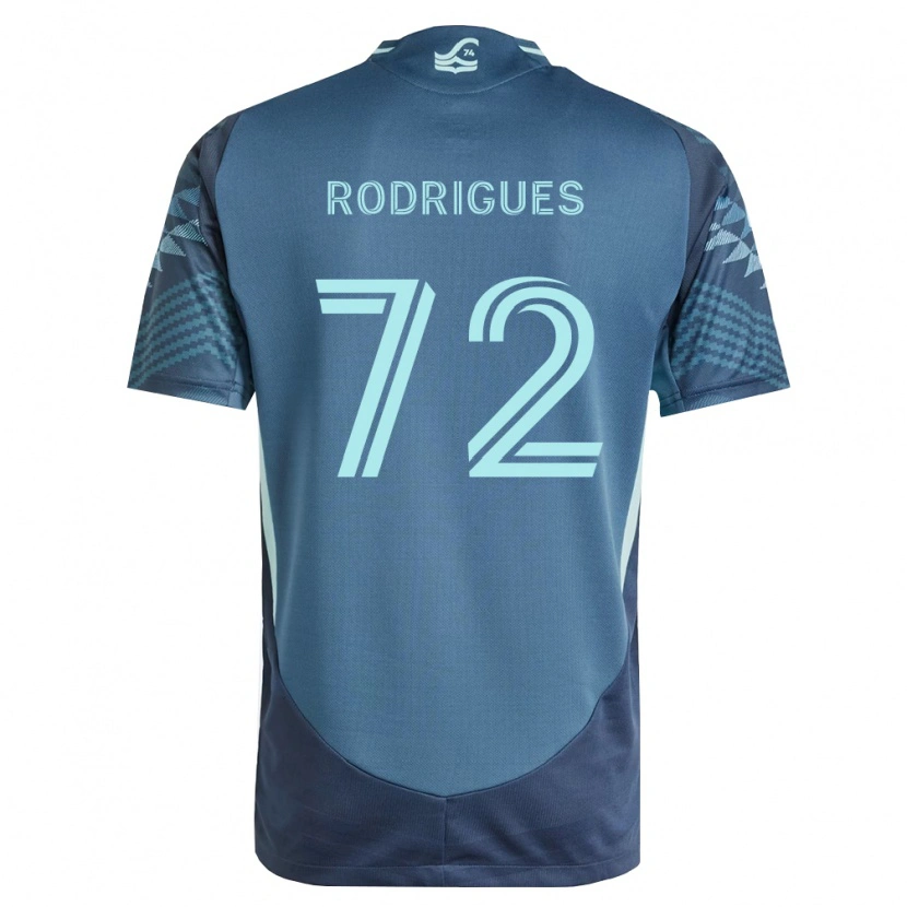 Danxen Mujer Camiseta Braudílio Rodrigues #72 Azul Marino Verde 2ª Equipación 2026/27 La Camisa