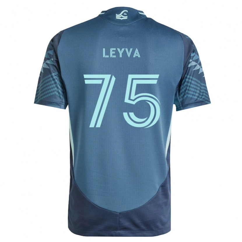Danxen Mujer Camiseta Danny Leyva #75 Azul Marino Verde 2ª Equipación 2026/27 La Camisa