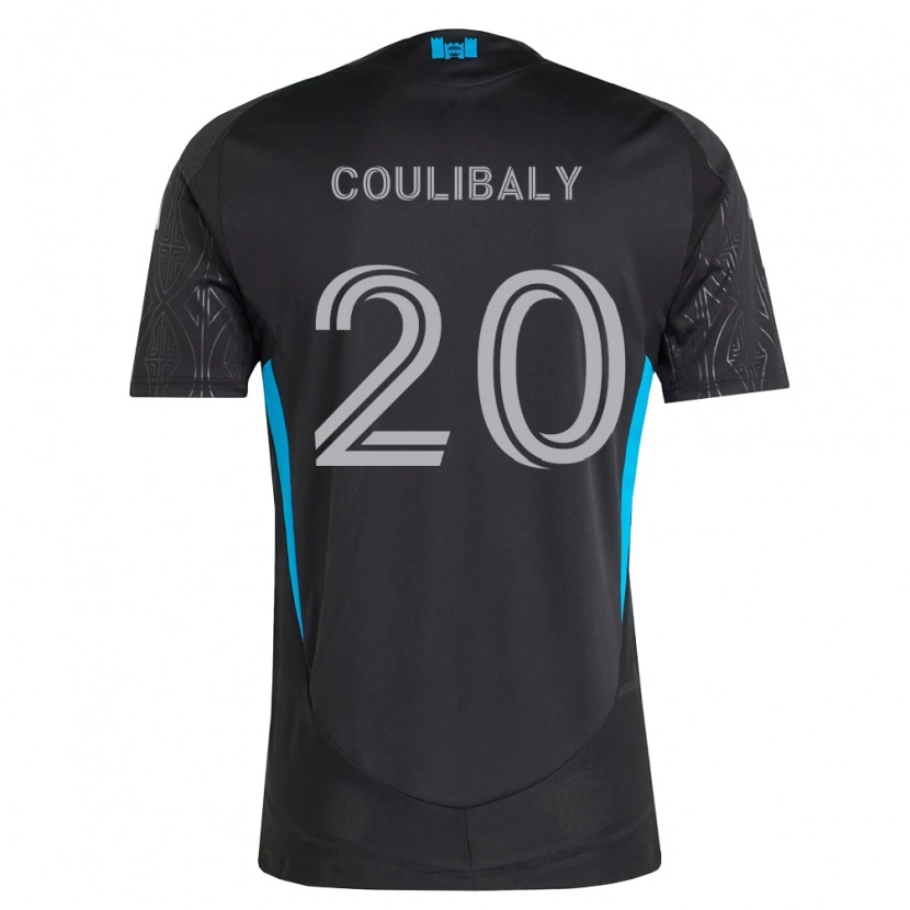 Danxen Mujer Camiseta Baye Coulibaly #20 Negro Blanco Azul Cielo 2ª Equipación 2026/27 La Camisa