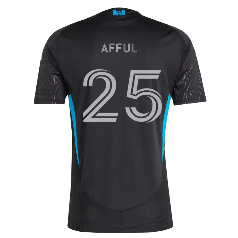 Danxen Mujer Camiseta Harrison Afful #25 Negro Blanco Azul Cielo 2ª Equipación 2026/27 La Camisa