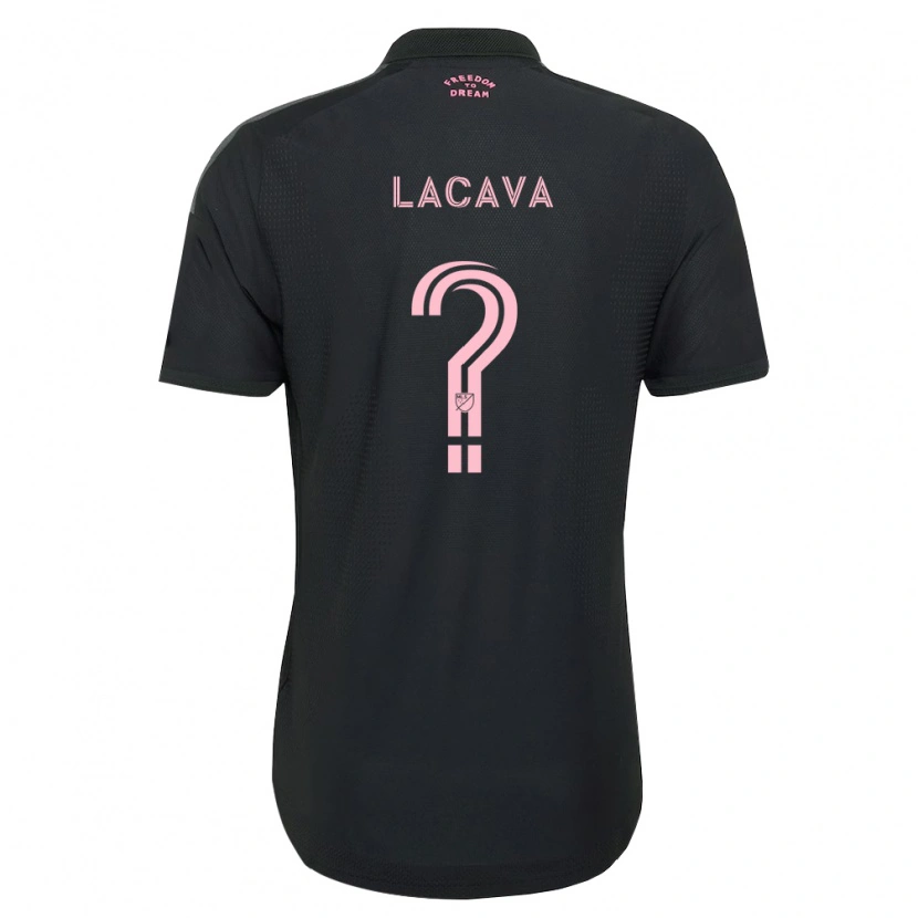 Danxen Mujer Camiseta Jake Lacava #0 Rosa Negro Blanco 2ª Equipación 2026/27 La Camisa