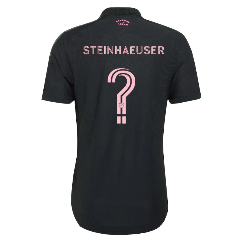 Danxen Mujer Camiseta Marcus Steinhaeuser #0 Rosa Negro Blanco 2ª Equipación 2026/27 La Camisa