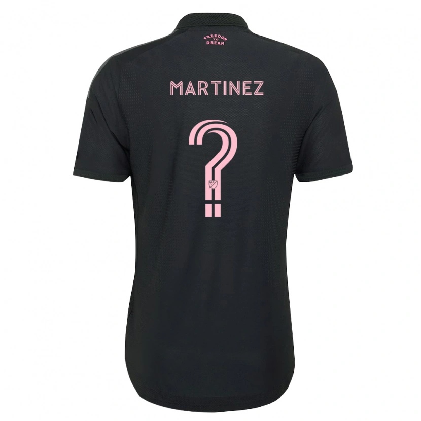 Danxen Mujer Camiseta Derrek Martinez #0 Rosa Negro Blanco 2ª Equipación 2026/27 La Camisa
