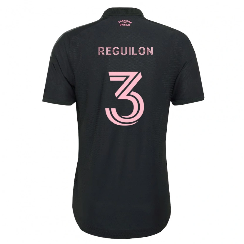 Danxen Mujer Camiseta Sergio Reguilón #3 Rosa Negro Blanco 2ª Equipación 2026/27 La Camisa