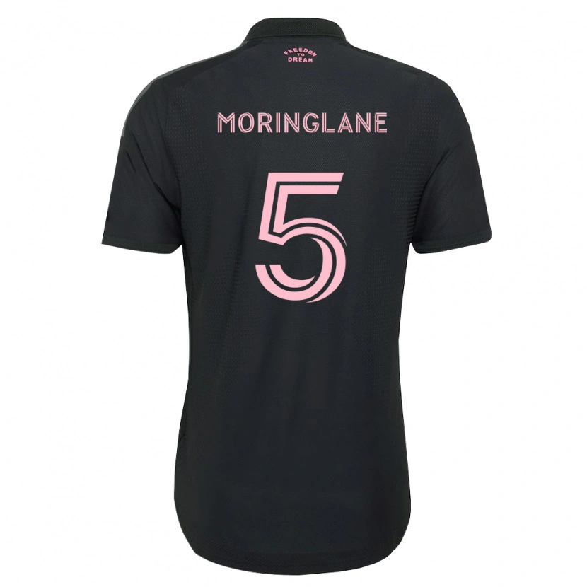 Danxen Mujer Camiseta Luis Moringlane #5 Rosa Negro Blanco 2ª Equipación 2026/27 La Camisa