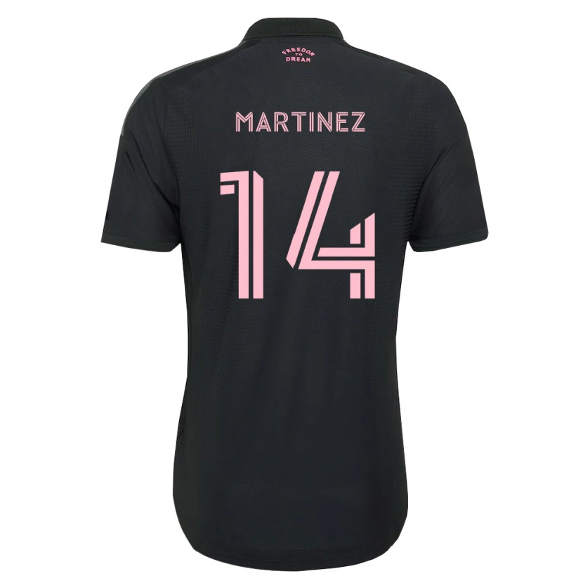 Danxen Mujer Camiseta David Martinez #14 Rosa Negro Blanco 2ª Equipación 2026/27 La Camisa