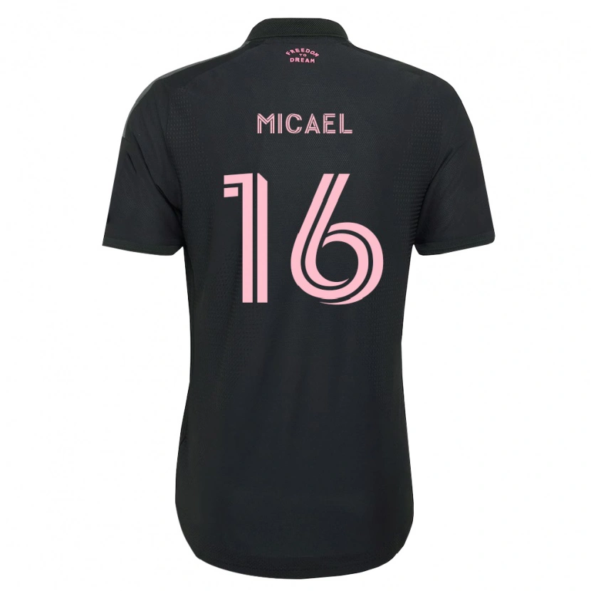 Danxen Mujer Camiseta Micael Dos Santos Silva #16 Rosa Negro Blanco 2ª Equipación 2026/27 La Camisa