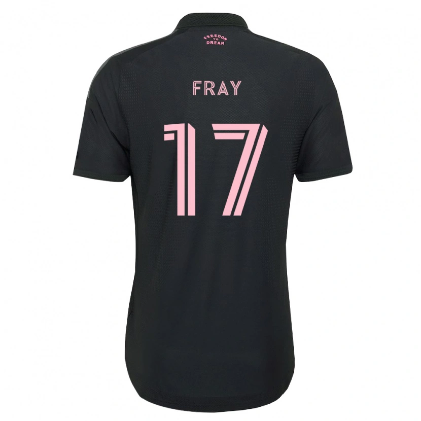 Danxen Mujer Camiseta Ian Fray #17 Rosa Negro Blanco 2ª Equipación 2026/27 La Camisa