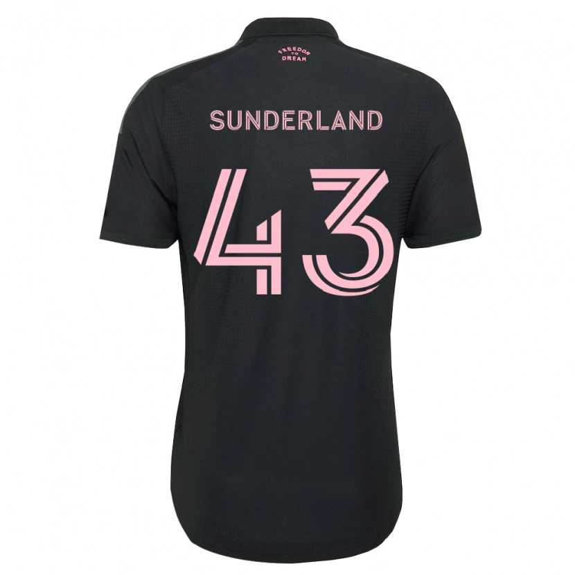 Danxen Mujer Camiseta Lawson Sunderland #43 Rosa Negro Blanco 2ª Equipación 2026/27 La Camisa