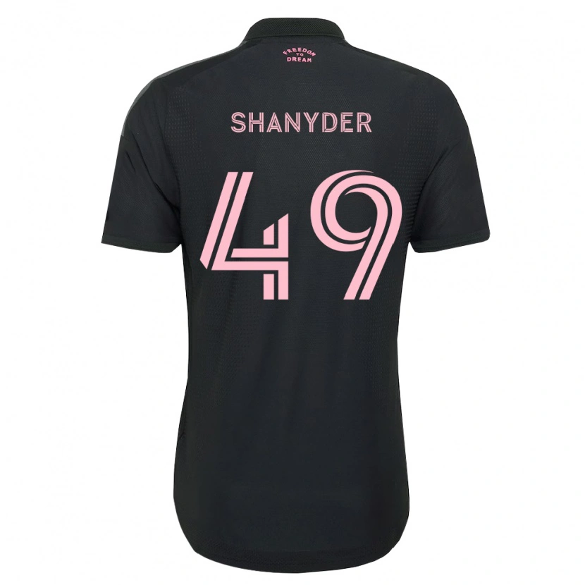 Danxen Mujer Camiseta Shanyder Borgelin #49 Rosa Negro Blanco 2ª Equipación 2026/27 La Camisa