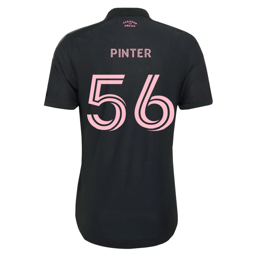 Danxen Mujer Camiseta Dániel Pintér #56 Rosa Negro Blanco 2ª Equipación 2026/27 La Camisa