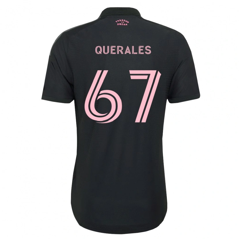 Danxen Mujer Camiseta Arturo Querales #67 Rosa Negro Blanco 2ª Equipación 2026/27 La Camisa