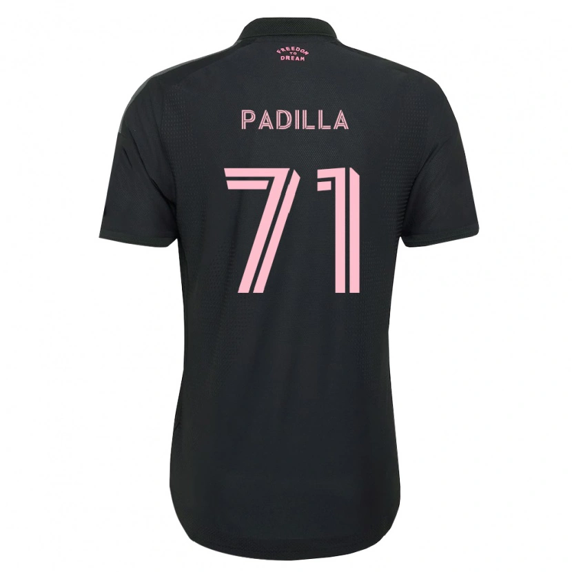 Danxen Mujer Camiseta Alexander Padilla #71 Rosa Negro Blanco 2ª Equipación 2026/27 La Camisa