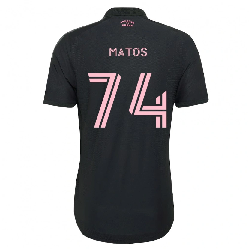 Danxen Mujer Camiseta Diego Matos #74 Rosa Negro Blanco 2ª Equipación 2026/27 La Camisa