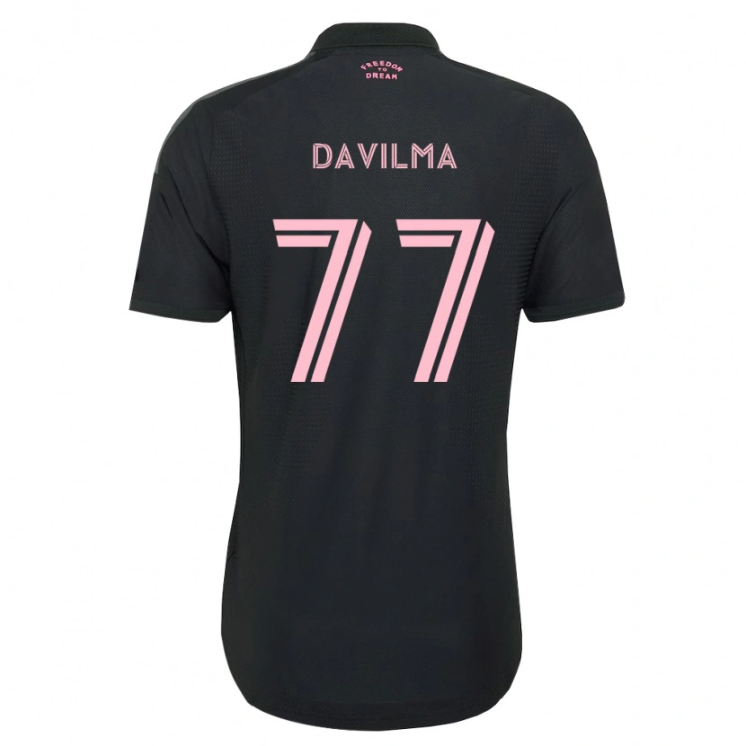 Danxen Mujer Camiseta Kensly Davilma #77 Rosa Negro Blanco 2ª Equipación 2026/27 La Camisa