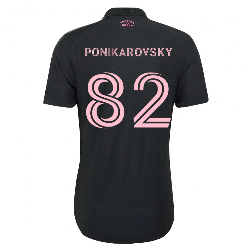 Danxen Mujer Camiseta Max Ponikarovsky #82 Rosa Negro Blanco 2ª Equipación 2026/27 La Camisa