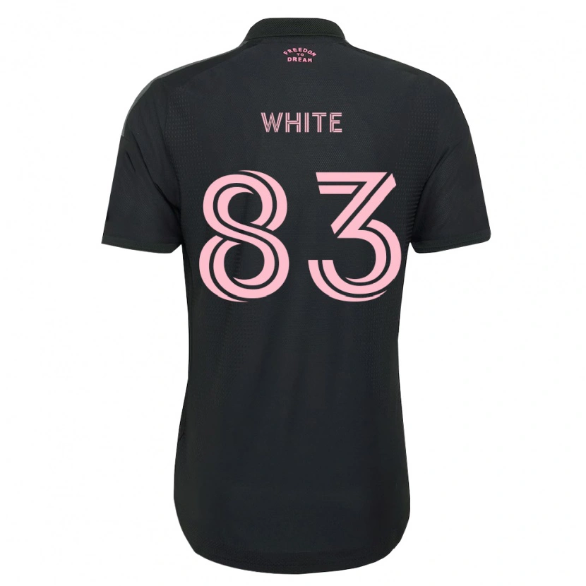 Danxen Mujer Camiseta Rondell White #83 Rosa Negro Blanco 2ª Equipación 2026/27 La Camisa
