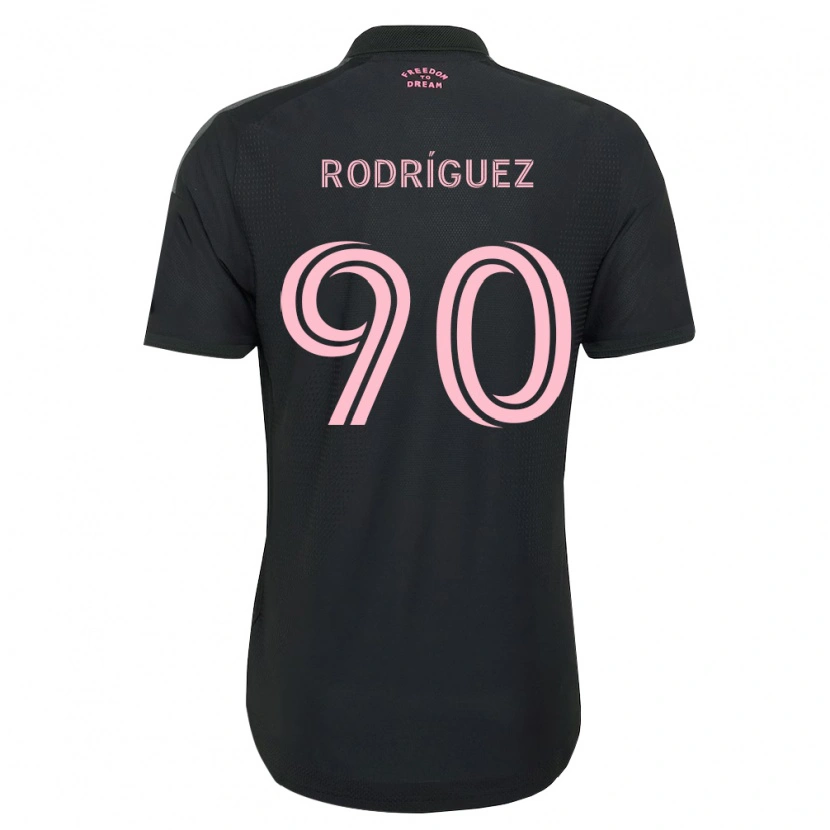 Danxen Mujer Camiseta Mark Rodríguez #90 Rosa Negro Blanco 2ª Equipación 2026/27 La Camisa