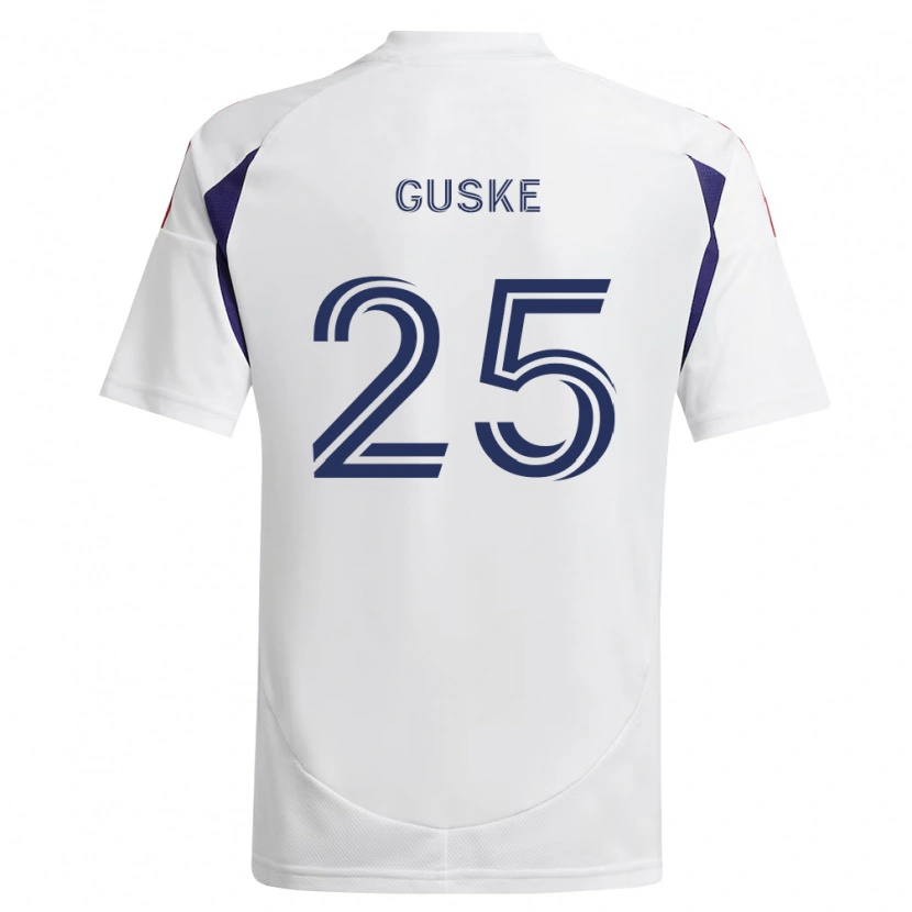 Danxen Mujer Camiseta Colin Guske #25 Azul Real Rojo Marrón 2ª Equipación 2026/27 La Camisa