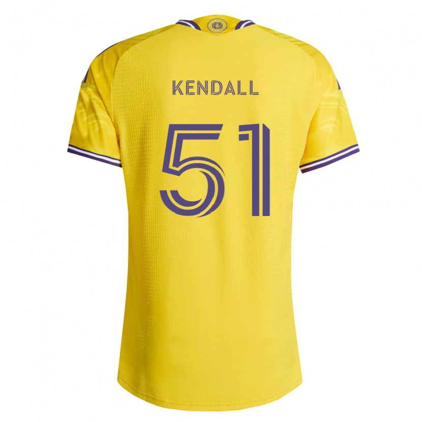Danxen Mujer Camiseta Brady Kendall #51 Amarillo Morado 2ª Equipación 2026/27 La Camisa